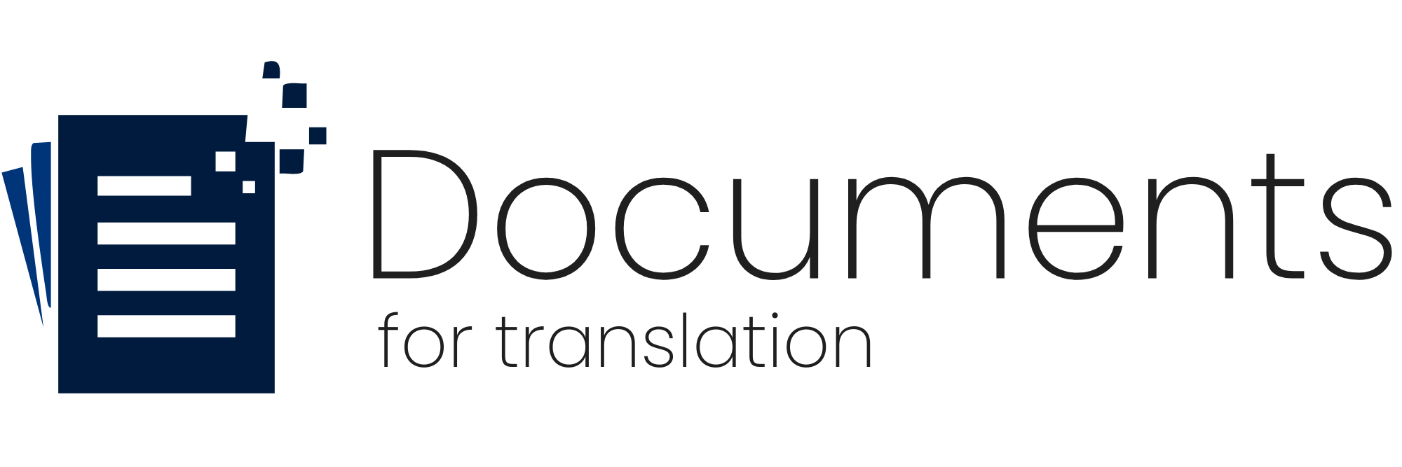Documents for Translation Logo